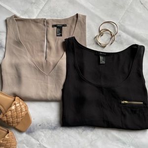 BUNDLE of 2 Chiffon Tanks